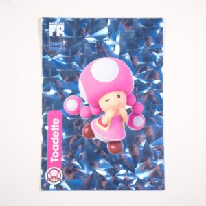 Super Mario Trading Card Collection - Toadette (carte édition limitée) (01)